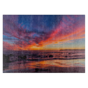 Planche À Découper Coucher de soleil sur le Pacifique depuis Coronado