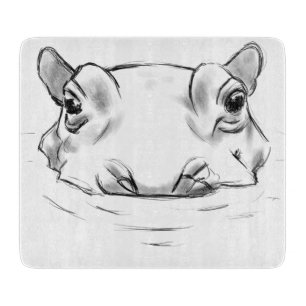 Planche À Découper Coucou hippo