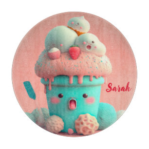 Planche À Découper Coupe de crème glacée Kawaii