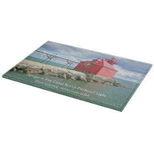 PLANCHE À DÉCOUPER COUPE DE VERRE BD, "STURGEON BAY CANAL PT