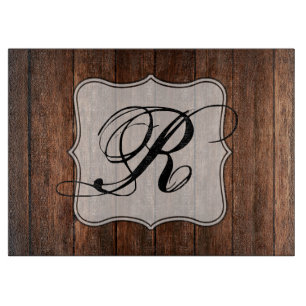 Planche À Découper Coupe de verre personnalisée Grange Bois Pays Rust