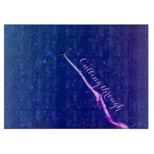 Planche À Découper Couper à travers - Visez les étoiles Biplane