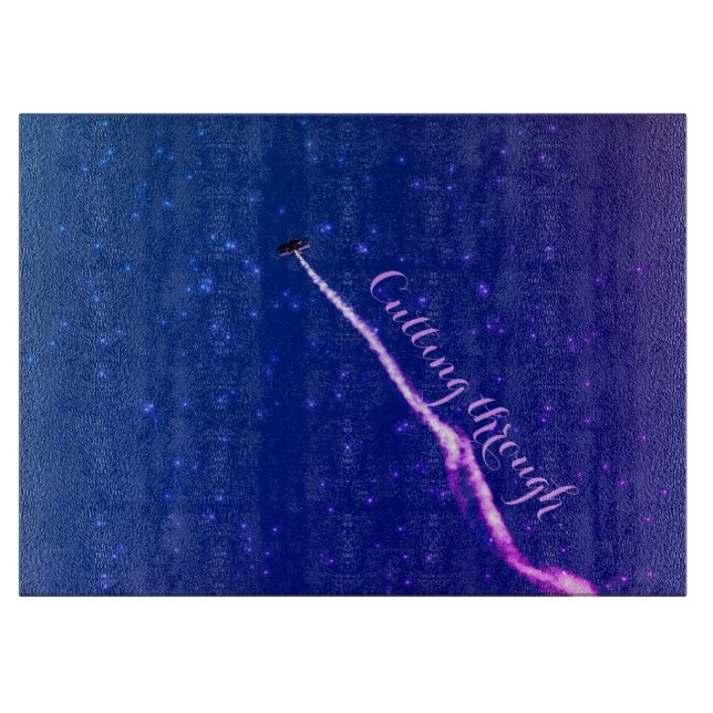 Planche À Découper Couper à travers - Visez les étoiles Biplane (Devant)