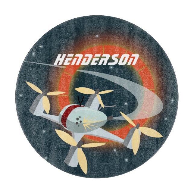 Planche À Découper Course de drones (Devant)