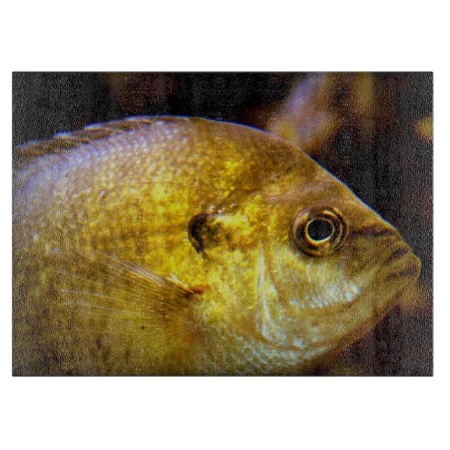 Planche À Découper Crappie Fish Outdoorsman Cutting Board (Devant)