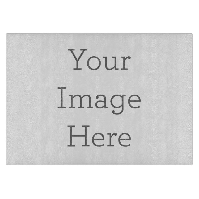 Planche à découper en verre décoratif 29.2 cm x 20.3 cm (Devant)