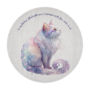 Planche À Découper Créez Votre Propre Chat Blanc Magique