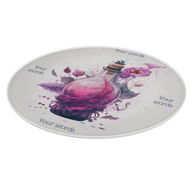 Planche À Découper Créez Votre Propre Flacon de Potion Florale Apothi (Coin)