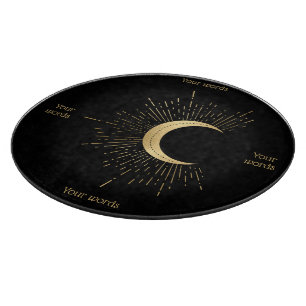 Planche À Découper Créez votre propre Tarot Lune Arcane Or