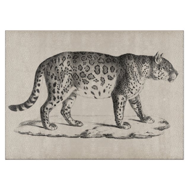 Planche À Découper Croquis Brodtmann Leopard (Devant)