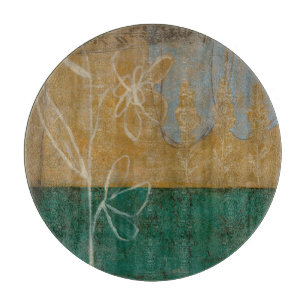 Planche À Découper Croquis floral avec Fleur sauvage et Plante