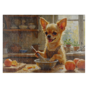 Planche À Découper Cuisine de Chihuahua dans la cuisine