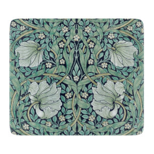 PLANCHE À DÉCOUPER CUISINE EN VERRE : WILLIAM MORRIS : PIMPERNEL