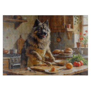 Planche À Découper Cuisine Keeshond dans la cuisine