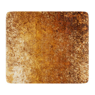 Planche À Découper Cuivre rouge de Grunge Patiné Brown
