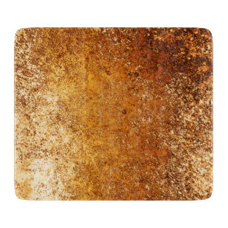 Planche À Découper Cuivre rouge de Grunge Patiné Brown