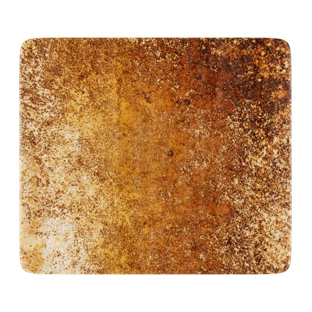 Planche À Découper Cuivre rouge de Grunge Patiné Brown (Devant)