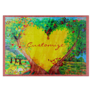 planche à découper customisée par coeur d'or