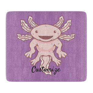 Planche À Découper Cute Axolotl rose Thunder_Cove