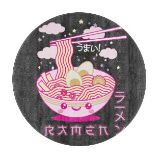 Planche À Découper Cute Kawaii Ramen Anime nouilles Ramen Filles, Ado