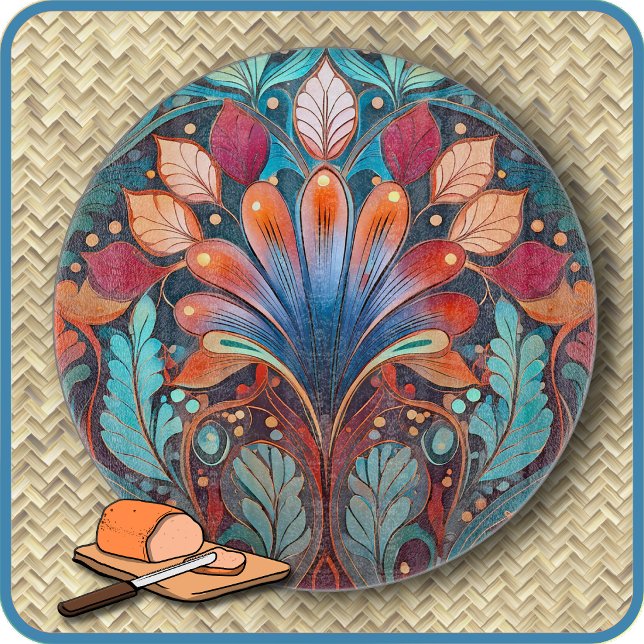 Planche À Découper CUTTING BOARD - Art Deco #2 (Créateur téléchargé)