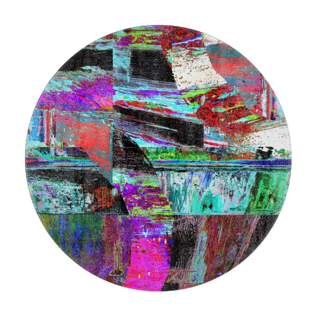 Planche À Découper Cutting Board – Neon Pulse (Devant)