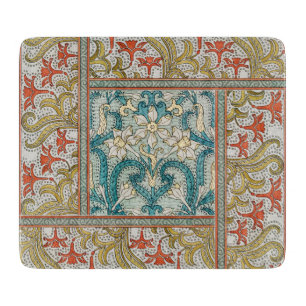 Planche À Découper Daffodique chintz papier peint à fleurs Art nouvea