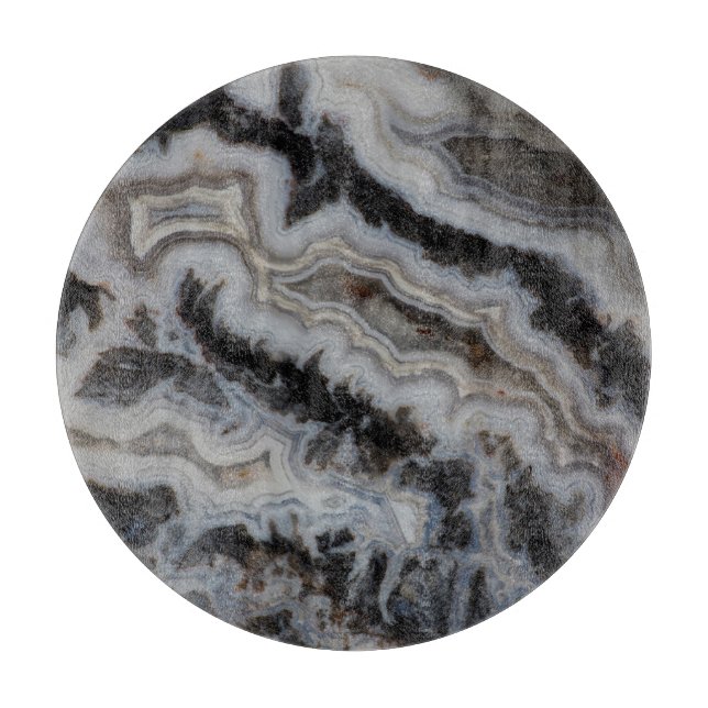 Planche À Découper Dalle mixte de jaspe agate (Devant)