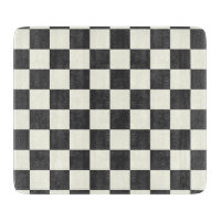 Damier noir délavé et blanc délavé