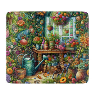 Planche à découper de cabanon de jardin