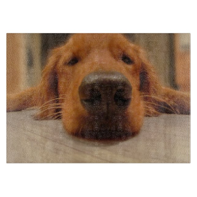 Planche à découper de golden retriever (Devant)