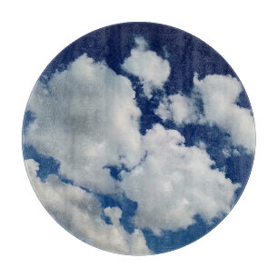 Planche À Découper De grandes taches de nuages