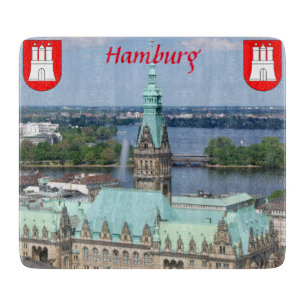 Planche à découper de Hambourg Townhall Glas