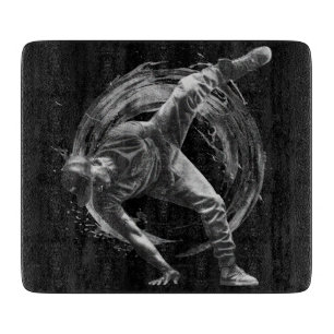 Planche À Découper Décor Style urbain Monochrome Motion Art