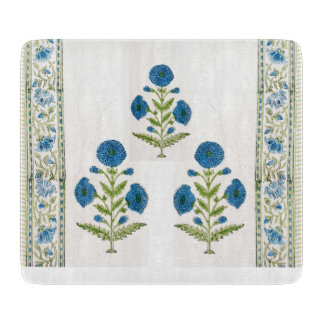 Planche À Découper Découpe à la mainFleurs imprimées