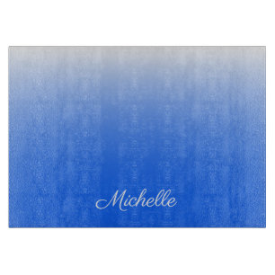 Planche À Découper dégradé personnalisé ombre électrique bleu