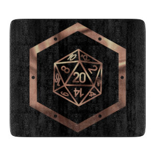 Planche À Découper Dés RPG   Imaginaire cuivre Retro Tabletop PnP Gam
