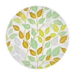 Planche À Découper Design élégant de feuilles inspirées par la nature