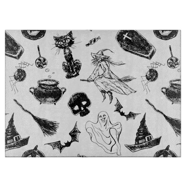 Planche À Découper Design motif d'Halloween (Devant)