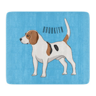 Planche À Découper dessin animé de chien beagle