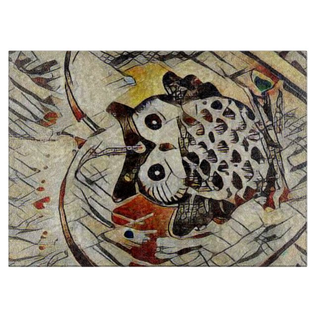 Planche À Découper Dessin de hibou (Devant)