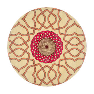 Planche À Découper Dessin de Mandala en Spirale Organique