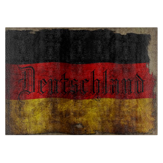 Planche À Découper Deutsch Flagge - Vintage... (Devant)