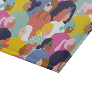 Planche À Découper Diversité des femmes - Femmes de diverses races