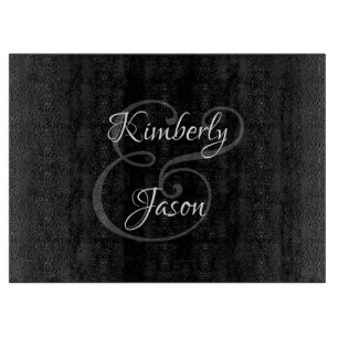 Planche À Découper do-it-yourself ses et ses noms de script, blanc et