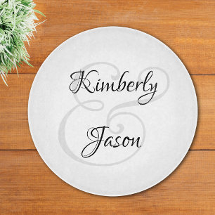 Planche À Découper do-it-yourself ses et ses noms de script, noir et 