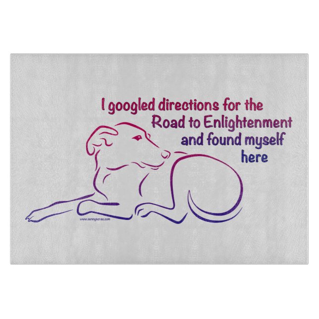 Planche À Découper Dog Road to Enlightenment Cutting Board (Devant)