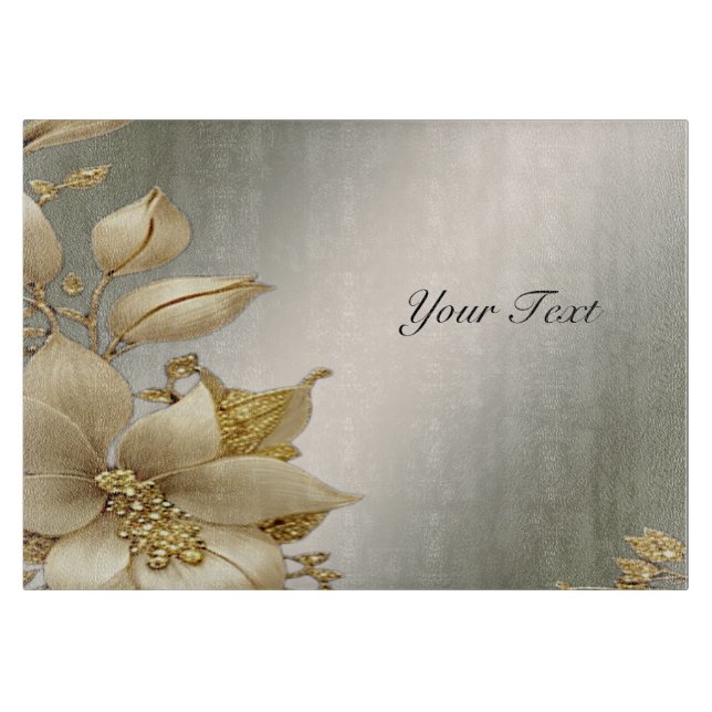 Planche à découper dorée (Devant)