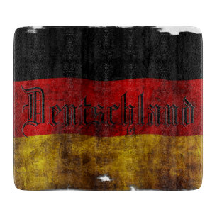 Planche À Découper Drapeau allemand - Vintag
