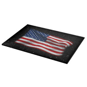 Planche À Découper Drapeau américain patriotique États-Unis